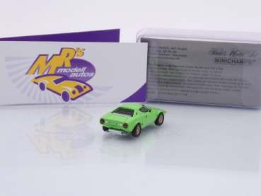 Preview: Minichamps 870125024 # Lancia Stratos Sportwagen Baujahr 1974 " hellgrün " 1:87