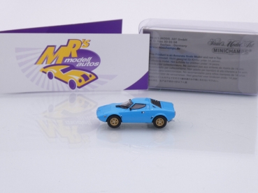 Preview: Minichamps 870125021 # Lancia Stratos Sportwagen Baujahr 1974 " hellblau " 1:87