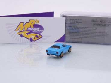 Preview: Minichamps 870125021 # Lancia Stratos Sportwagen Baujahr 1974 " hellblau " 1:87