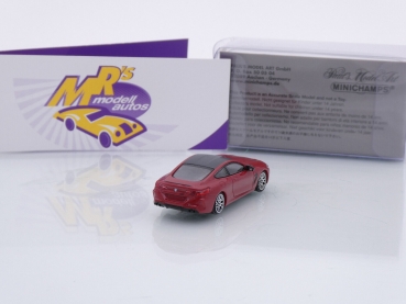 Preview: Minichamps 870029022 # BMW M8 Competition Coupe Baujahr 2019 " dunkelrotmetallic " 1:87