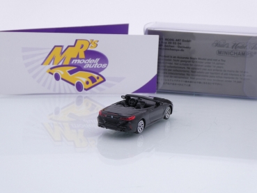 Preview: Minichamps 870029031 # BMW M8 Competition Cabrio Baujahr 2019 " schwarzmetallic " 1:87