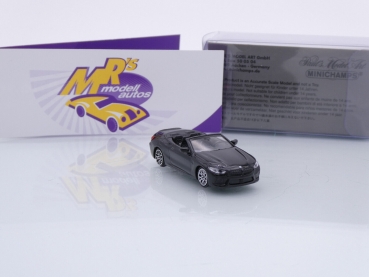 Preview: Minichamps 870029031 # BMW M8 Competition Cabrio Baujahr 2019 " schwarzmetallic " 1:87