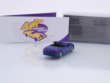 Preview: Minichamps 870029030 # BMW M8 Competition Cabrio  Baujahr 2019 " blaumetallic " 1:87