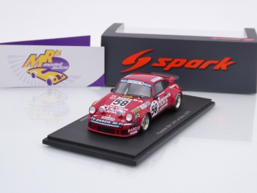 Spark S9823 # Porsche 934 Nr.58 24h Le Mans 1976 " P. Zbinden - N. Bührer " 1:43