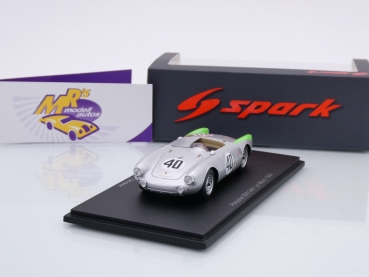 Spark S9709 # Porsche 550 Nr.40 24h Le Mans 1954 " Frankenberg - Glöckler " 1:43