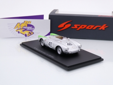Preview: Spark S9709 # Porsche 550 Nr.40 24h Le Mans 1954 " Frankenberg - Glöckler " 1:43
