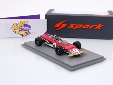 Preview: Spark S6350 # Lotus 63 F1 #1T Practice 63-01 Dutch GP 1969 " Graham Hill " 1:43
