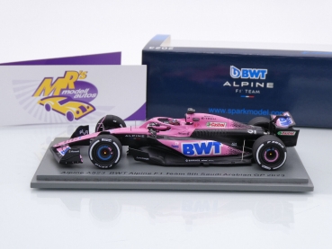 Preview: Spark S8568 # Alpine BWT A523 F1 8th Saudi Arabien GP 2023 " Esteban Ocon " 1:43