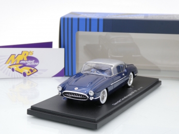 Autocult Avenue 60099 # Chevrolet Corvette Impala XP-101 Baujahr 1956 " dunkelblaumetallic-silber " 1:43