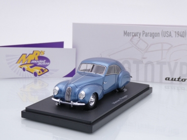 Autocult 06059 # Mercury Paragon Baujahr 1940 " blaumetallic " 1:43
