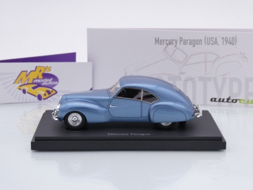 Preview: Autocult 06059 # Mercury Paragon Baujahr 1940 " blaumetallic " 1:43