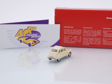 Preview: Herpa 020824-007 # Citroen 2CV Charleston Ente offen Baujahr 1987 " elfenbein " 1:87