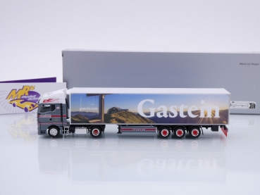 Preview: Herpa 954822 # MAN TGX GM Kühlkoffer-Sattelzug " Herzer / Gastein " 1:87