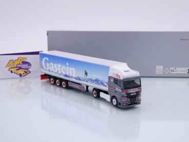 Preview: Herpa 954822 # MAN TGX GM Kühlkoffer-Sattelzug " Herzer / Gastein " 1:87
