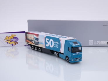 Preview: Herpa 955056 # Volvo FH GL XL Kühlkoffer-Sattelzug " Dreier (Schweiz) " 1:87