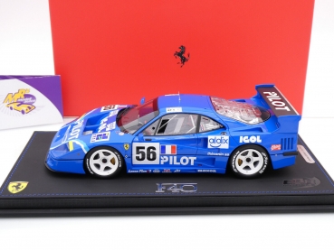 Preview: BBR P18139H # Ferrari F40 LM GT1 #56 24h Le Mans 1996 " Pilot Pen - Ferte " 1:18
