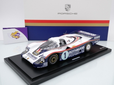 Spark WAP0219560P0LM # Porsche 956 LH Winner 24h Le Mans 1982 " Rothmans Racing " 1:18