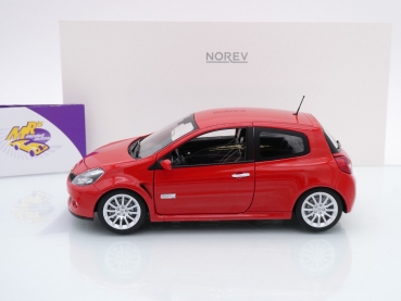 Preview: Norev 185252 # Renault Clio 3 RS Baujahr 2006 " rot (Toro Red) " 1:18