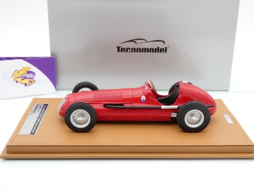 Preview: Tecnomodel TM18-181F # Maserati 4 CLT F1 1948 Ferrarirot " Press Version " 1:18