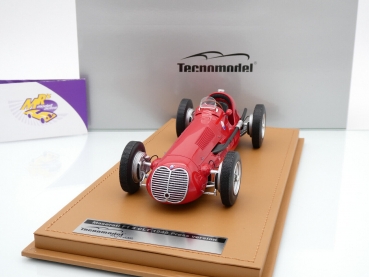 Preview: Tecnomodel TM18-181F # Maserati 4 CLT F1 1948 Ferrarirot " Press Version " 1:18