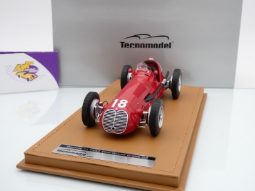 Preview: Tecnomodel TM18-181A # Maserati 4 CLT F1 British GP 1948 " Luigi Villoresi " 1:18