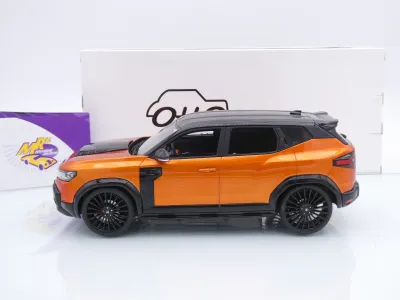 Preview: Ottomobile OT1316 # Dacia Duster Redust 4x2 Hybrid Baujahr 2025 " orangemetallic " 1:18