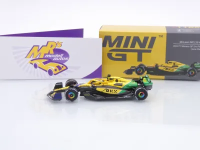 Preview: TSM Mini GT MGT01165-L # McLaren MCL38 F1 #81 Monaco GP 2024 " Oscar Piastri " 1:64