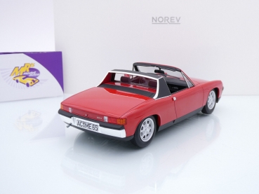 Preview: Norev 187690 # Volkswagen VW-Porsche 914 1,7 Baujahr 1972 " rot " 1:18