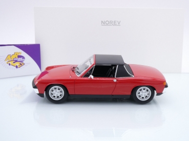 Preview: Norev 187690 # Volkswagen VW-Porsche 914 1,7 Baujahr 1972 " rot " 1:18
