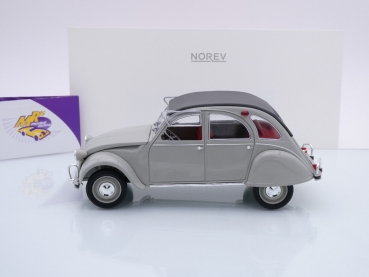 Preview: Norev 181430 # Citroen Ente 2CV AZAM Baujahr 1966 " kreidegrau " 1:18