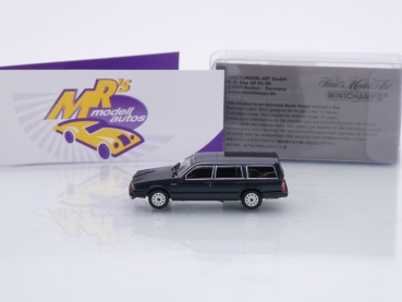 Preview: Minichamps 870171712 # Volvo 740GL Break Baujahr 1986 " dunkelgrünmetallic " 1:87