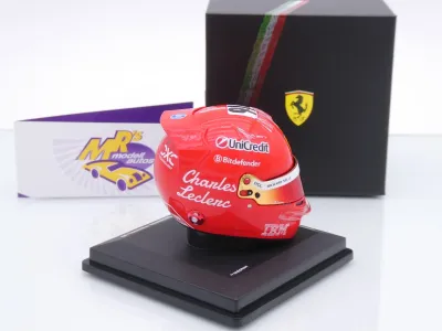 Preview: Look Smart LSHEL020 # Helm Formel 1 Ferrari " Charles Leclerc - Italien GP 2025 " 1:5