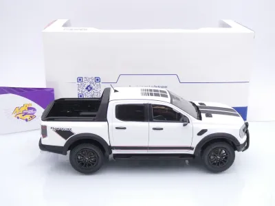 Preview: Solido S1813904 # Ford Ranger Raptor Pick-Up Baujahr 2024 " weißmetallic " 1:18