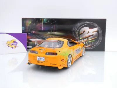 Preview: Solido S1807609A # Toyota Supra MK4 A80 Baujahr 2001 " Fast & Furious 1 Brian " 1:18