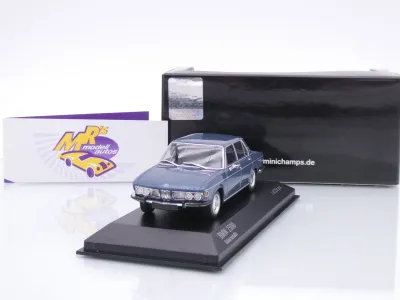 Minichamps 410029204 # BMW 2500 Limousine Baujahr 1968 " blaumetallic " 1:43