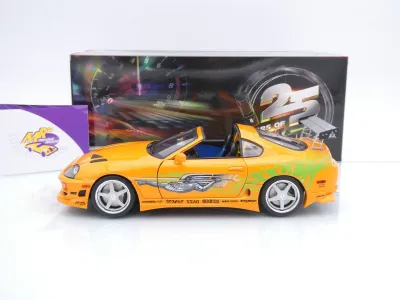 Preview: Solido S1807609A # Toyota Supra MK4 A80 Baujahr 2001 " Fast & Furious 1 Brian " 1:18