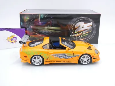 Preview: Solido S1807609A # Toyota Supra MK4 A80 Baujahr 2001 " Fast & Furious 1 Brian " 1:18