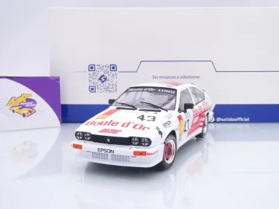 Solido S1802308 # Alfa Romeo GTV6 #43 24h Spa 1985 " Boucher - Dryver " 1:18