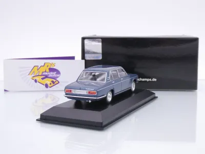 Preview: Minichamps 410029204 # BMW 2500 Limousine Baujahr 1968 " blaumetallic " 1:43