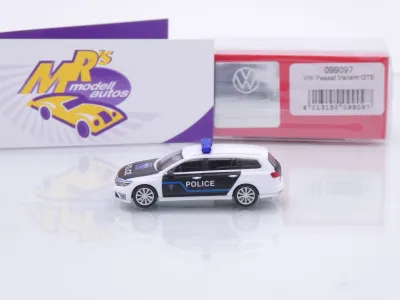 Preview: Herpa 099097 # Volkswagen VW Passat Variant Einsatzwagen " Polizei Paris " 1:87