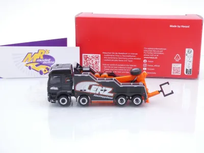 Preview: Herpa 320634 # MAN TGS TM Empl Bison Bergefahrzeug " Lenz Abschleppdienst " 1:87