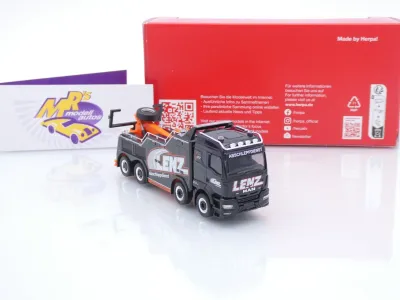 Preview: Herpa 320634 # MAN TGS TM Empl Bison Bergefahrzeug " Lenz Abschleppdienst " 1:87