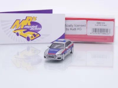 Herpa 099103 # Audi A6 Avant Einsatzwagen " Polizei Österreich " 1:87