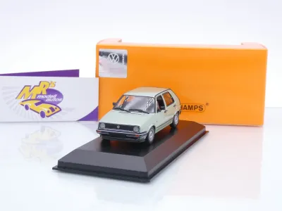 Maxichamps 940054190 # Volkswagen VW Golf 2 II Baujahr 1985 " hellgrünmetallic " 1:43