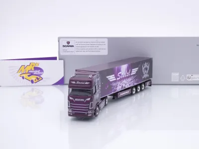 Herpa 939935 # Scania CS20 HD Kühlkoffer-SZ " Stelzl - Sommerfest 2026 " 1:87