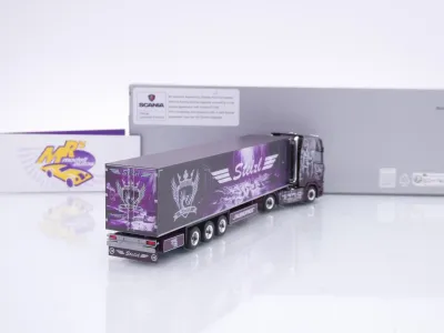 Preview: Herpa 939935 # Scania CS20 HD Kühlkoffer-SZ " Stelzl - Sommerfest 2026 " 1:87