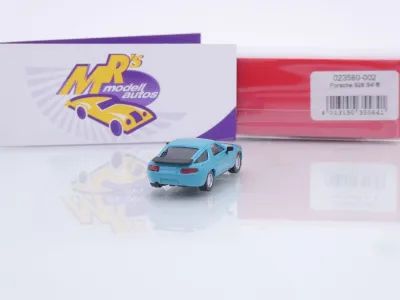 Preview: Herpa 023580-002 # Porsche 928 S4 Baujahr 1991 " türkisblau " 1:87