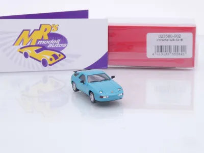 Preview: Herpa 023580-002 # Porsche 928 S4 Baujahr 1991 " türkisblau " 1:87