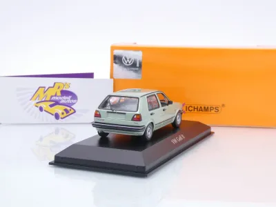 Preview: Maxichamps 940054190 # Volkswagen VW Golf 2 II Baujahr 1985 " hellgrünmetallic " 1:43