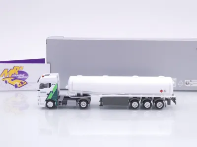 Preview: Herpa 952033 # MAN TGX GM Benzintank-Sattelzug " Kloiber Logistik " 1:87